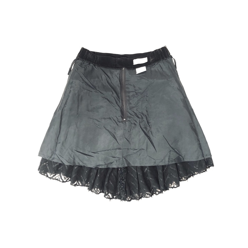 80’s Japanese Velvet Ruffled Mini - Picture 6 of 8